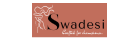 Swadesi logo – platform promoting authentic Indian handmade and sustainable products.