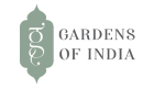 Gardens of India logo - premium Indian fragrance and essential oils brand inspired by traditional floral essences.