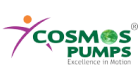 Cosmos Pumps logo - industrial pump manufacturer known for energy-efficient water and fluid pumping solutions.