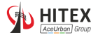 HITEX AceUrban Group logo featuring a tall black structure with curved red lines and the text ‘HITEX’ in bold black letters beside it, with ‘AceUrban Group’ below in smaller text.