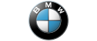 BMW logo divided into four quadrants in blue and white, surrounded by a black ring with the white letters ‘B’, ‘M’, and ‘W’ at the top.